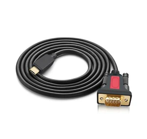 Professional Production Cable Factory Custom Type C Male to DB9 Male RS232 Serial Cable with PL2303 Chip