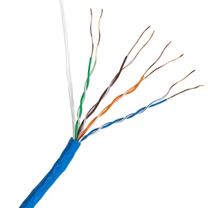 CAT5e 4 Pairs UTP Industrial Ethernet Cables Solid Copper Conductor China Factory Communication Cables Optimal for Networking