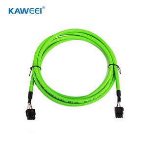 Factory Direct Customized Connector Wires Green Industrial Cable Assembly for Industrial Equipment