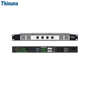 Thinuna IP-4450AP III SC IP PA System 70/100V 4-Channel 500W POE Network Digital Power Amplifier with SIP/ONVIF & Dual RJ45