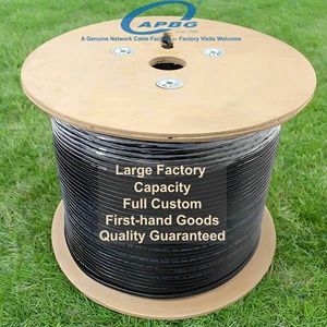 Wholesale Cat5e UTP Outdoor LAN Cable 305m Box Custom Package Weather Resistant Cable First-hand Factory Supply