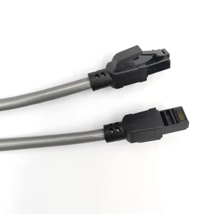 Industry Patch Cord RJ45 Plug to Plug 8p8c Shielded Ethernet Cable Cat 6a Modular Cable