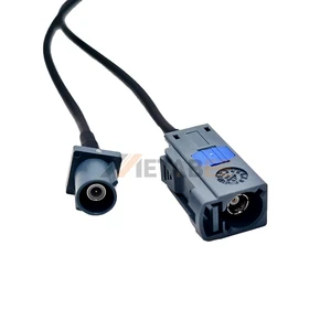 Custom Length Fakra Connector Cable Assembly For Vehicle Infotainment Navigation And Diagnostic Applications