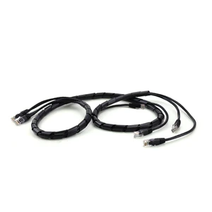 Comark RJ45 LAN Patch Cord Ethernet Cat5e Cat6 Extension Splitter Flexible Spiral Tube Sleeve Hose Wrap Network Cable