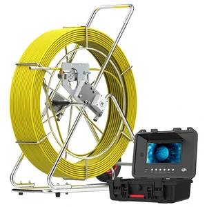 80m 9MM Cable 9 Inch DVR Sewer Pipe Inspection Camera System 23mm 1000TVL Night Vision CMOS Sensor with Meter Counter