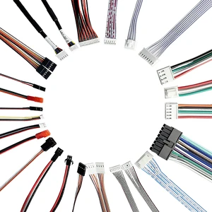 Customized JST SH GH ZH PH XH MOLEX Dupont SUR 0.8 1.0 1.25 1.5 2.0 2.54mm Spacing 1 2 3 4 5 6 7 8 40 Pin Connector Harness