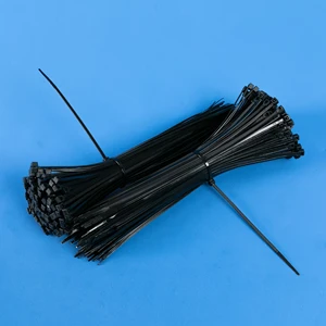 Black Self-Locking Nylon Cable Tie 3.6mm X 350mm Industrial Electrical Application Model YDSL-3.6*350mm