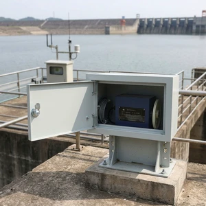 Shelok Low Power Float Driven Water Level Transmitter 10-40m Range Digital Parallel Interface for Flood Control