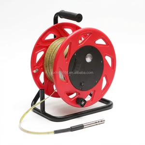 200m Portable Steel Tape Water Level Meter with Plastic Reel, 15mm Probe, 9.8mm Cable, for Deep Wells & Hydrology