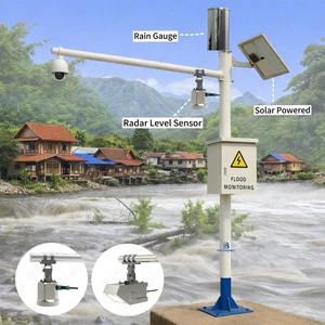 Flood Monitoring System Real Time Alert Sensor Remote Hydrological Early Warning Device for Disaster Prevention