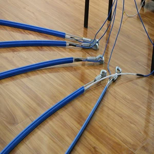 Grain Temperature and Moisture Monitoring Cables in Steel Silo
