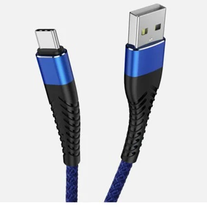 Custom Nylon Braided USB Type-C Cable for Mobile Phones/Tablets Computer Earphone-Fast Charging Data Transfer Pure