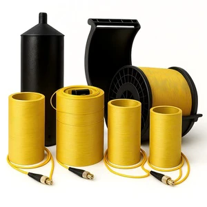 Ultra Lightweight 3km Outdoor Portable Optical Fiber Spool High Tensile Strength Waterproof Cable