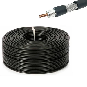 WARSK Copper LMR400 Coaxial Cable Low Loss RG8 CNT400 KSR400 7DFb PVC Jacket 3G 4G WiFi Ham Radio Antenna Communication Cable