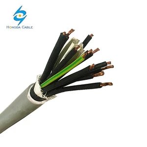 PVC Insulated Unshielded Control Cable 1.5 mm 2.5 mm Multi-Core 3 4 6 8 12 16 20 Core for Various Applications