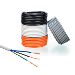 VDE / KC / SNI 300 500v 60227 Iec 53 Pure Copper Power Cable Rvv 3x 0.75mm / 1.5mm2 Rvv Cable For Industrial House Wiring Usage