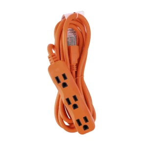New Design Outdoor Hanger Extension Cords 9FT 12FT 15FT 50FT SJTW 16/3c Straight Plug With 3 Outlets