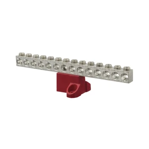 Customized Pole Size Aluminum Neutral Link & Power Wire Din Rail Distribution Ground Bus Bar With Mechanical Torque Lug