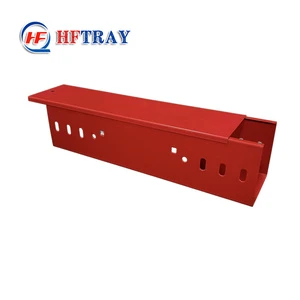 OEM Hot-Dip Galvanized Metal Square Ventilated Perforated Industrial Data Center Construction Fireproof High Capacity Cable