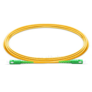 SC APC To SC APC Fiber Optic Cable Singlemode G652D PVC LSZH 2.0mm 3.0mm Damu Brand CE RoHS Certified 2-Year Warranty