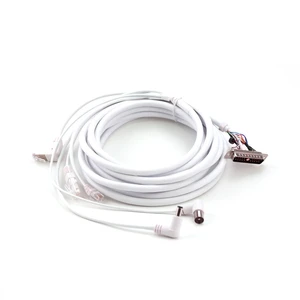 Custom Cord Wire Harness Manufacturer RJ12 RJ45 90 Degree TV DC Barrel Jack Right Angle DB 21W1 Customized Cable Assemblies