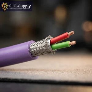 Profibus DP Cable 6XV1830-0EH10 RS485 Shielded 2-Core Purple Bus Communication Wire for Industrial Automation Control