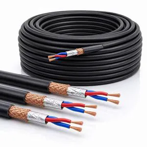 Premium Solid Copper PVC Insulated IP20 Rated Multi Core RVSP Shielded Control Cable for Data Transmission and Industrial Use