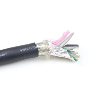 High-quality Copper Conductor PVC Multi-core Shielded Control Cable CY 2X1.5 + 30X0.8 -20C ~ +70C Used Industrial Automation
