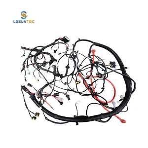 Lesun Custom Auto Electrical Connectors Harness 4-Pin Wiring Assembly For Automobile Wholesale Auto Wiring Harness