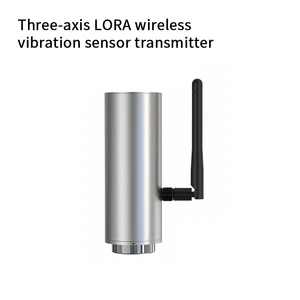 LoRa Cable Vibration Sensor Motor Vibration Tri-axial Vibration Velocity Displacement Frequency Detection Threaded Mounting