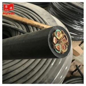 Huaqi YC 5x16mm² Crane Power Cable Heavy Duty Flexible Rubber Cord for Port Machinery and Hoists