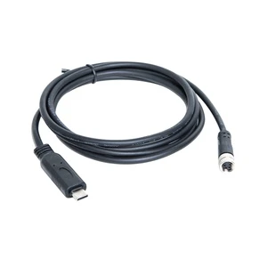 Source Factory Type-C M8 Aviation Plug RS232 RS485 Serial Communication Cable Oxygen-Free Copper Conductor for Industrial Camera