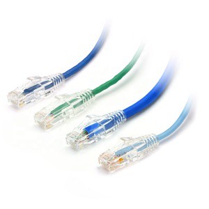 HOTION 24AWG RJ45 UTP Cat6 Copper Stranded 8-Conductor PVC Wire Electric Cable Led Self Tracing Network Patch Cord Data Center