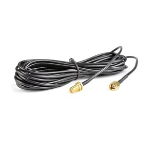 RP-SMA Female To Male Extensional Cord WLAN SMA Type Router 5m RG174 Extension Antenna Cable