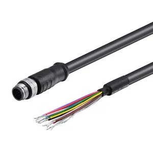 Dahua Industrial Camera IO Trigger Cable Basler Color Beumer6 Guanglai Circular Connector 6 Core Hole Copper Cable Assembly