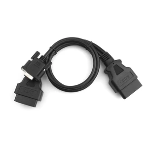 Customized OBD-II Y Splitter Cable 16pin Male to DB9 Female with Extension, Truck Diagnostic J1939 Adapter Cable CAN Bus