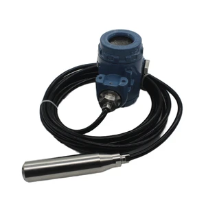 Tolaway LCD LED Display 316L Stainless Steel Hydrostatic Liquid Level Sensor Transmitter for Water Monitoring Rivers Lakes