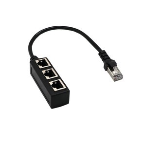 3in1 RJ45 Extension Cable Network Cable Assembly Connecting Wire Pure Copper Cord Network Extension Adapter