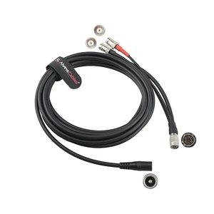 Hirose 6 Pin Female Power Trigger I/O Breakout Cable HR10A-7P-6S BNC DC 2.1mm Female Industrial 12V PVC Jacket 4m Victorem CXP