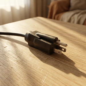 3-pin DC Power Cord for Computers Home Appliances & Industrial Equipment-/CE Certified 5-15P PVC Jacket Copper Conductor