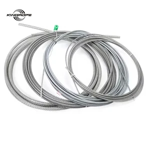 Galvanized Steel Wire Rope Anti Twisting PVC Coated EN Standard Welding Cutting Bending