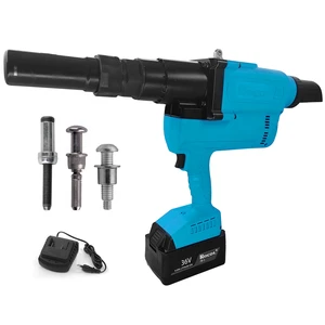 ROCOL MINOVA Electric Ring Groove Rivet Gun HD80 Model External Lock Type Industrial Grade Battery Powered 36V Brush Motor 1