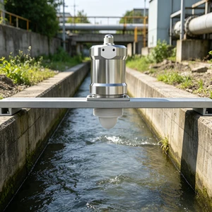 Hot Sell High-frequency Accuracy Stainless Steel Urban Flood Monitoring Hydrographic River Radar Level Meter 80G for Enabled