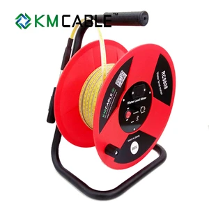 KMCABLE Anti-Corrosion Steel Ruler Cable with Buzzer Alarm, Deep Well Underground Water Depth Dip Meter Measuring Cable 50-500m