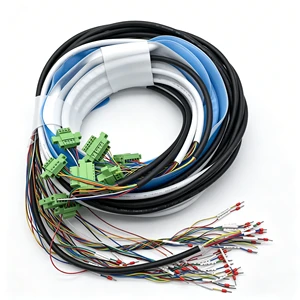 Electrical Cabinet PLC Automation Multi Core 2 to 24 Pin Crimp Terminal Control Cable Assembly for Power Signal Distribution