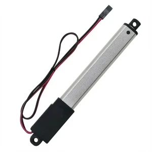 75MM 6V 12V 24V DC Motor 30mm/s 7lbs 32N 3.2Kgs Micro Electric Linear Actuator Max Thrust