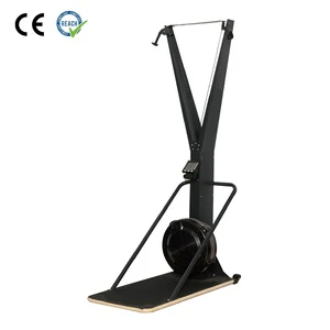 VIGFIT Heavy Duty Indoor Skiing Machine with Floor Stand for Commercial Gym Studio Sports Performance Full Body Workout Exercise