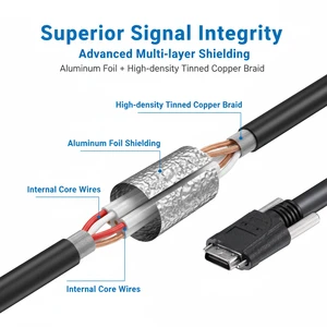 Industrial Camera Link Cable High Speed MDR SDR Cable for CCD CMOS Camera Systems