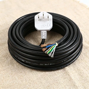 Customizable Multi Specification Uk Machinery Manufacturing High Flexibility Tear Resistant Long Term Use Rvv Rvvp Power Cables