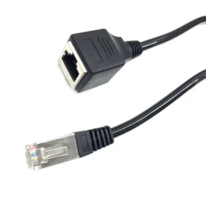 Ethernet Extension Cable RJ45 Cords Shielded Male to Female Ethernet Extender Cable for Automotive Hand Held Device